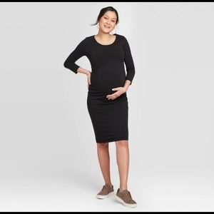 3/4 Sleeve Maternity Dress